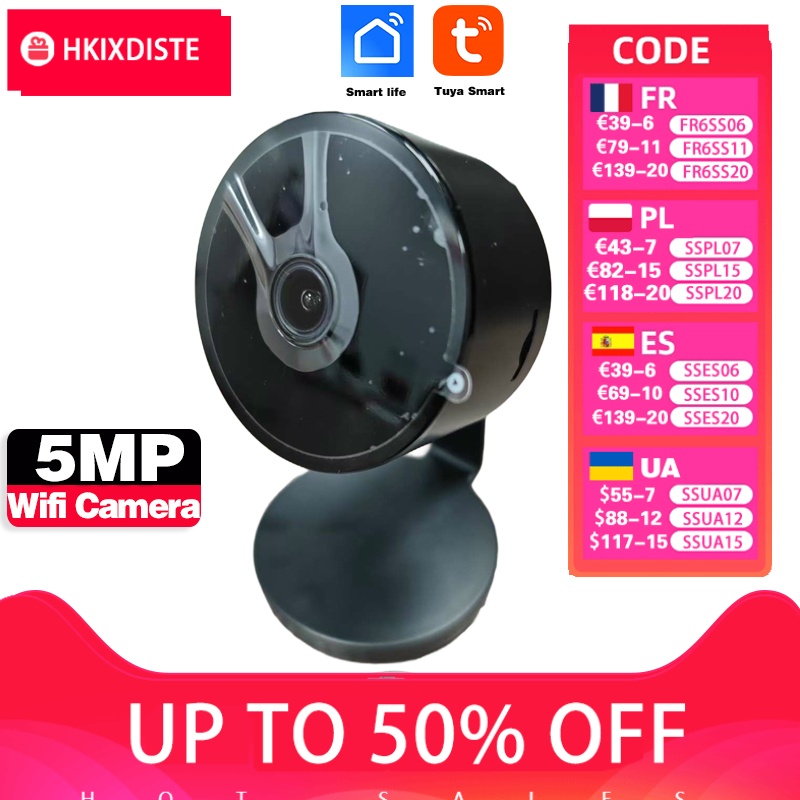 Smart Home Cctv Camera - Wireless 5MP Tuya Magnetic Camera Human