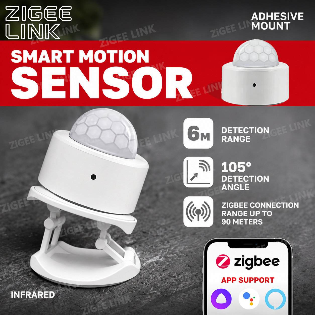 Zigbee Motion Sensor - Zigbee PIR Motion Sensor Human Body