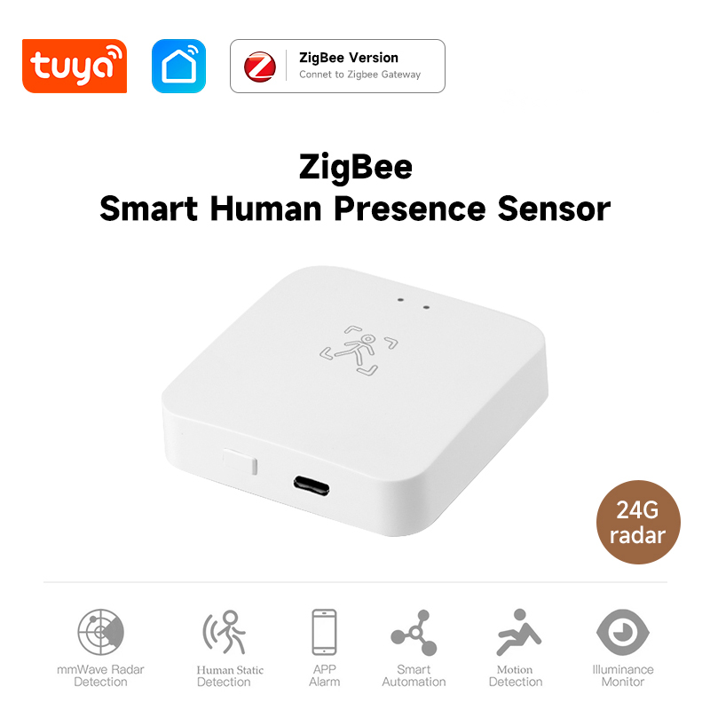 Zigbee Motion Sensor - iHseno Tuya Zigbee Human Presence Sensor