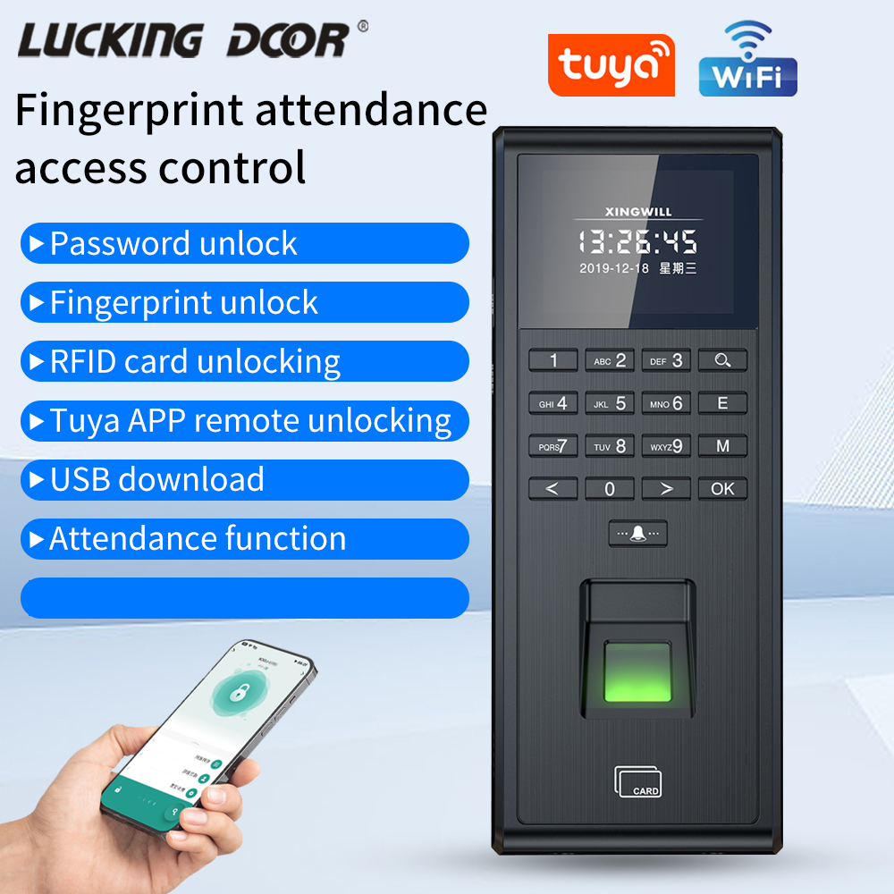 Smart Home Button - Tuya Smart Biometric Fingerprint Recognition Time