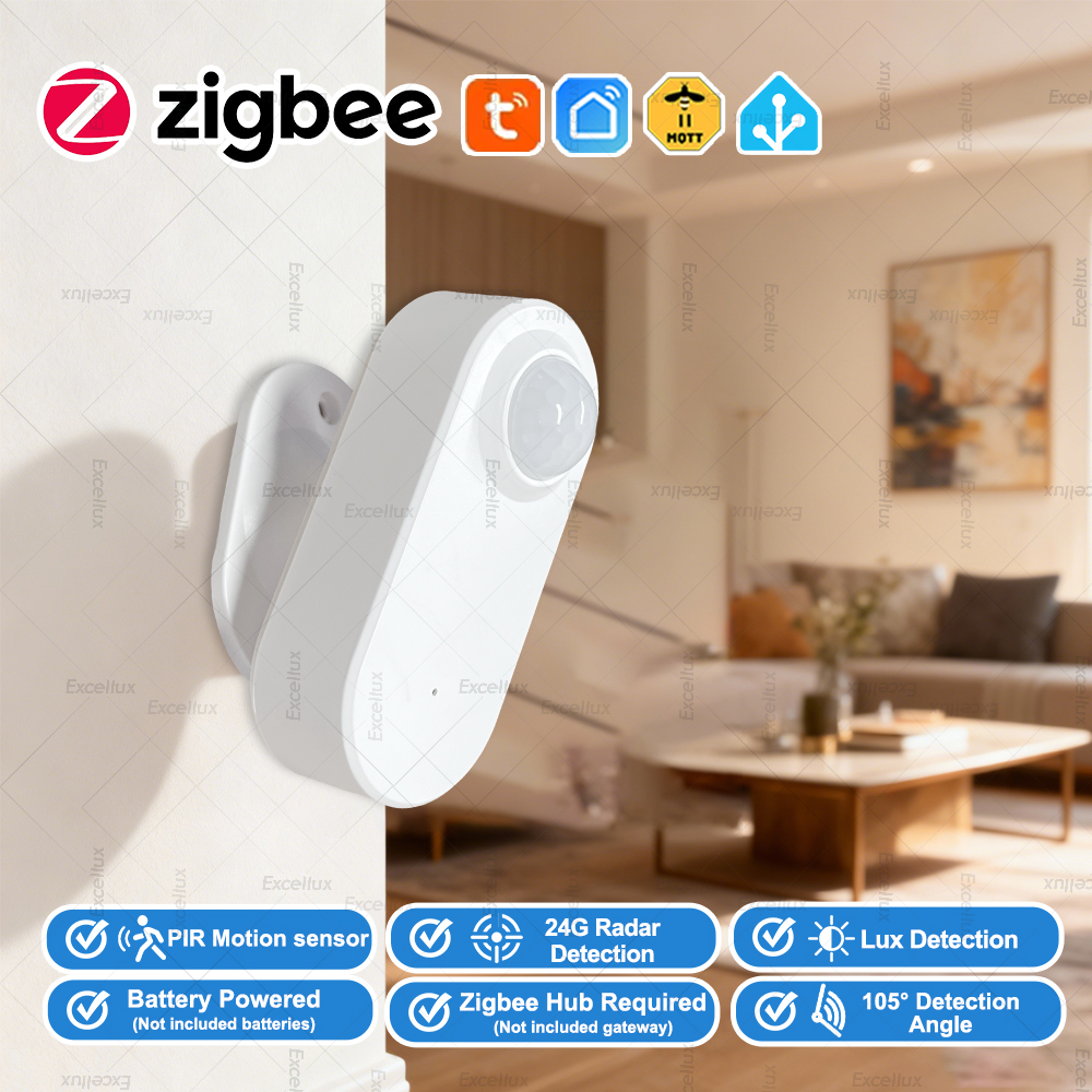 Zigbee Gateway - Zigbee PIR Human Motion Sensor With
