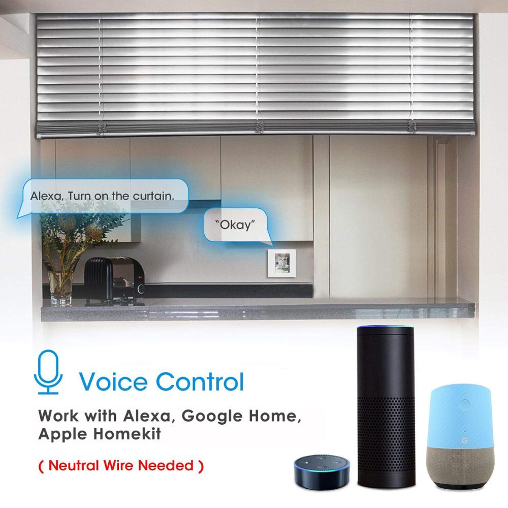 LCD WiFi Smart Curtain Switch  - Smart Home Apple 리뷰 및 가격