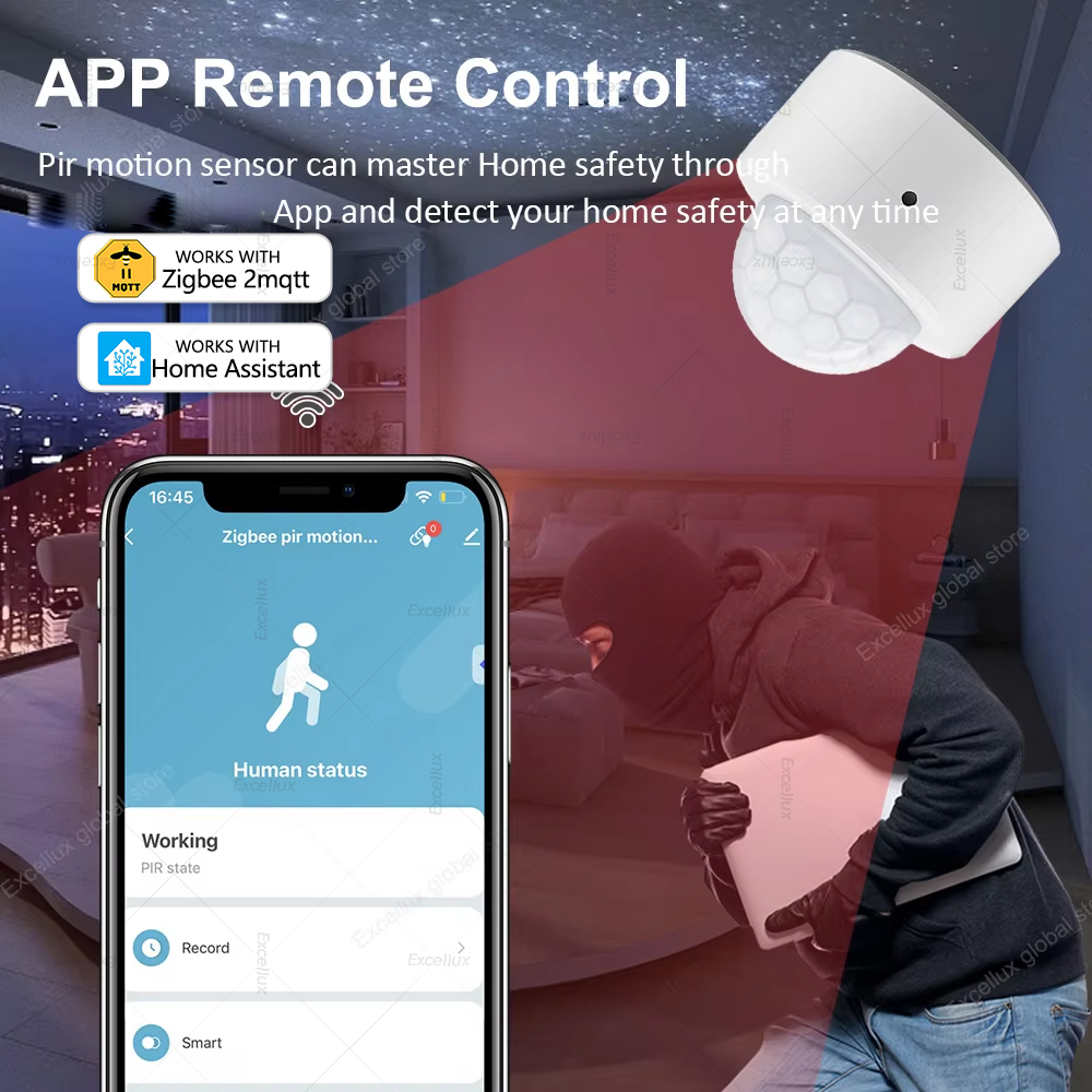 ZigBee PIR Motion Sensor Mini  - Smart Home Security 리뷰 및 가격