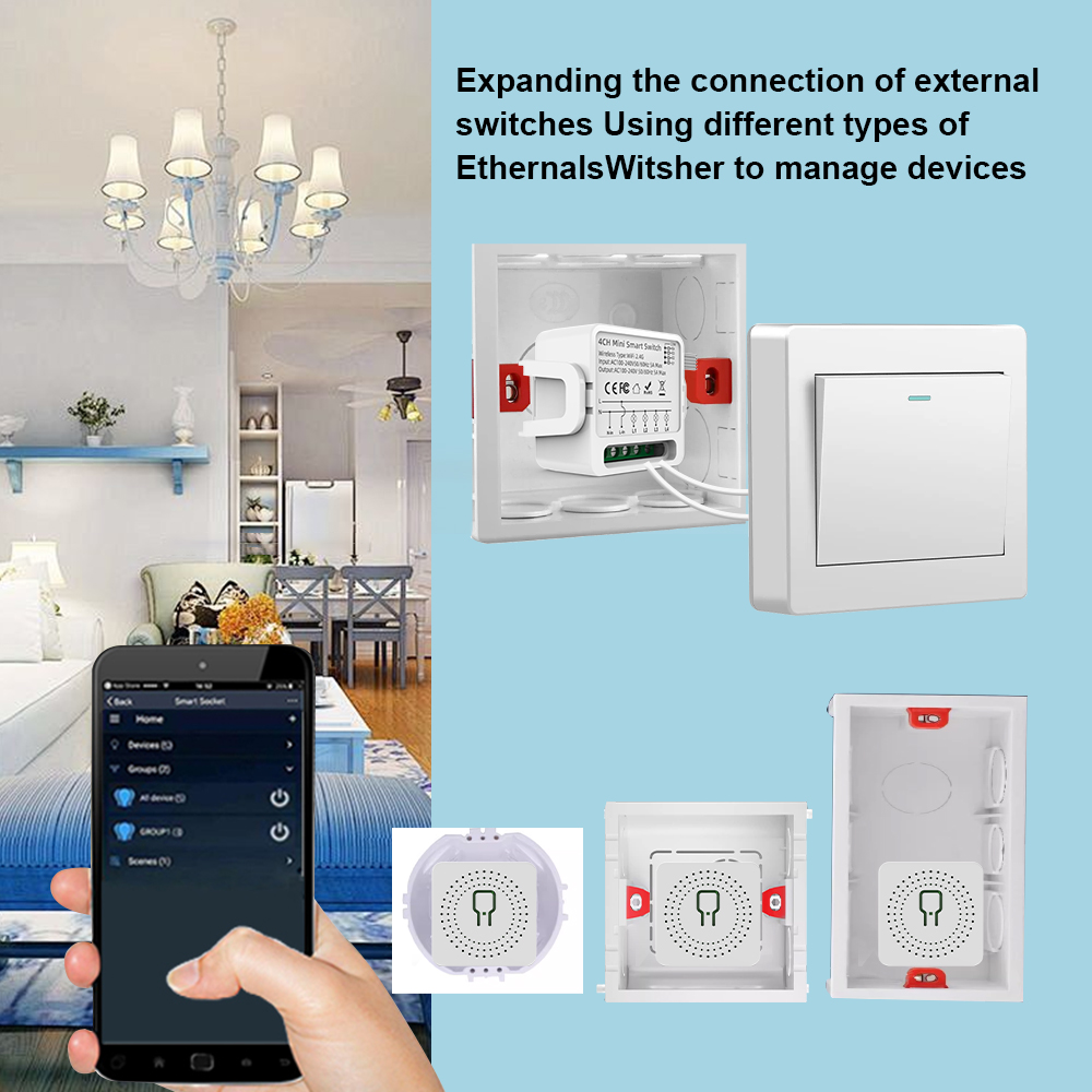 Tuya WiFi Smart Switch 1/2/3/4 - Smart Home Button 리뷰 및 가격