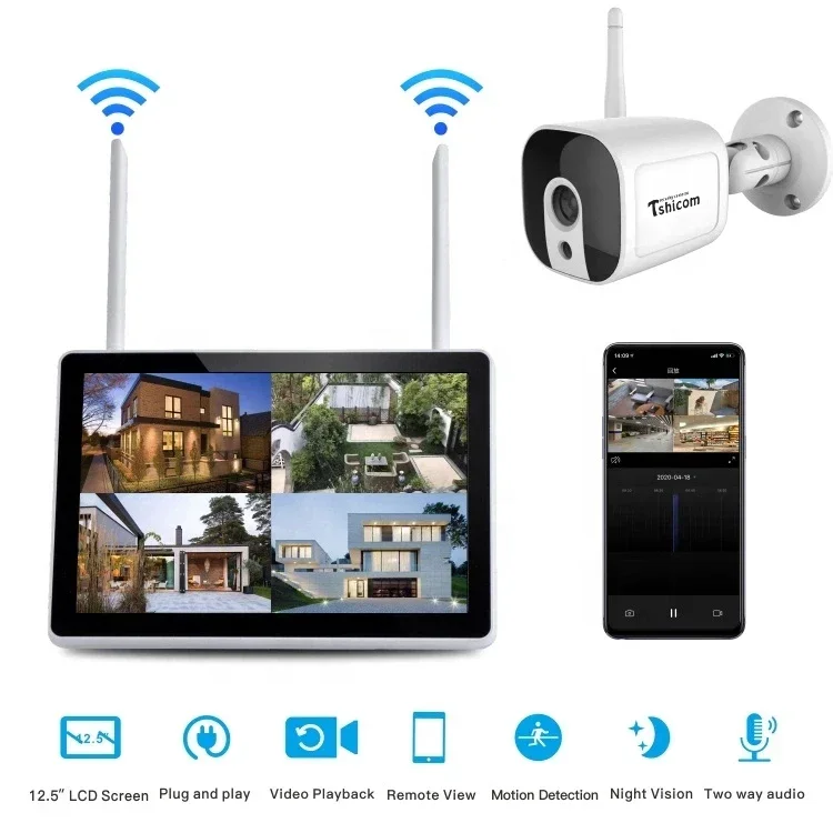 TUYA Smart Wi-Fi 4CH NVR Kit 1 - Smart Home Cctv Camera 리뷰 및 가격
