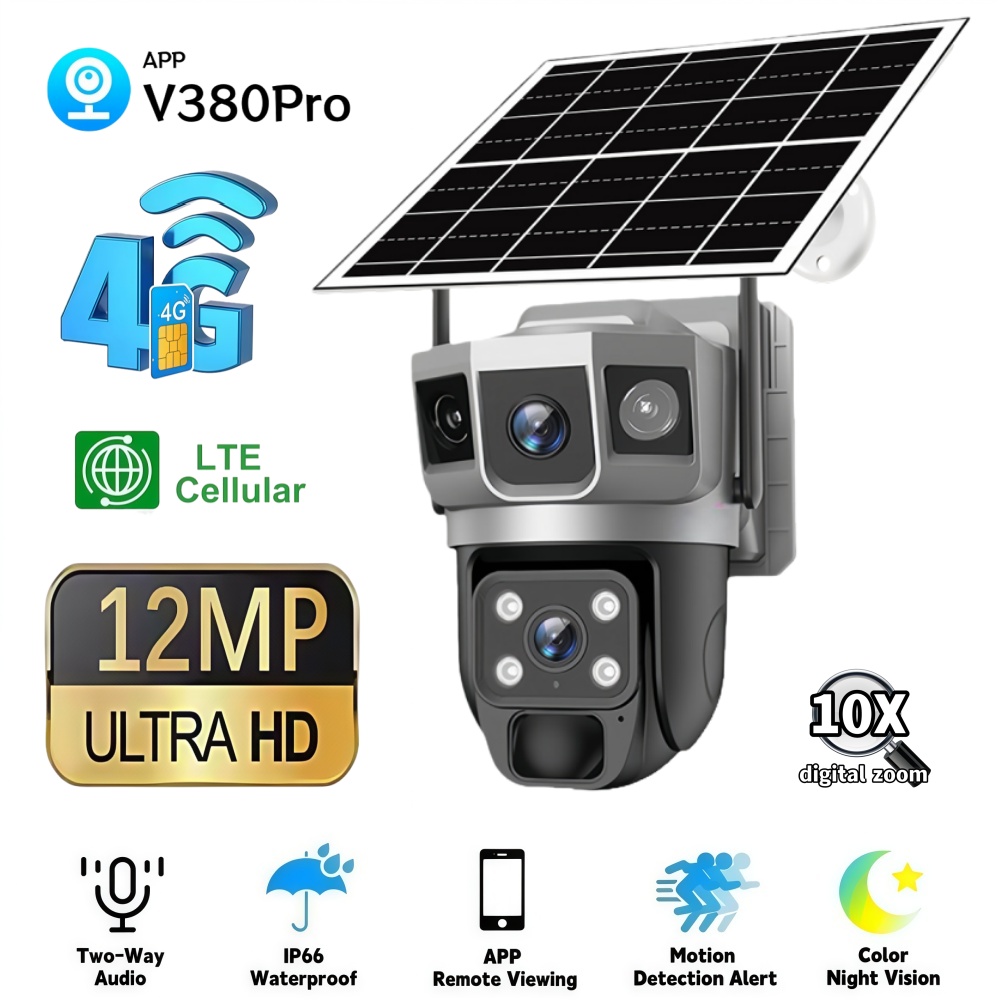 4G Camera Outdoor Solar Survei - Smart Home Cctv Camera 리뷰 및 가격