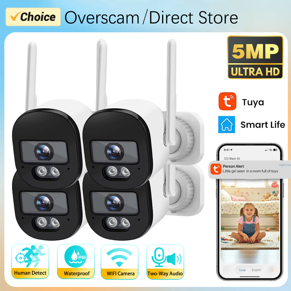 Tuya Bullet Camera Outdoor 5MP - Smart Home Cctv Camera 리뷰 및 가격