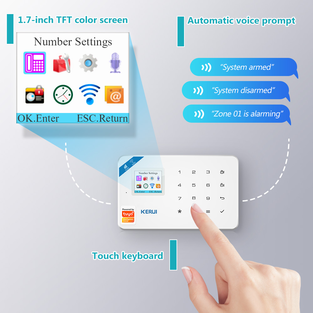 KERUI W181 Alarm System Secutr - Smart Home Cctv Camera 리뷰 및 가격