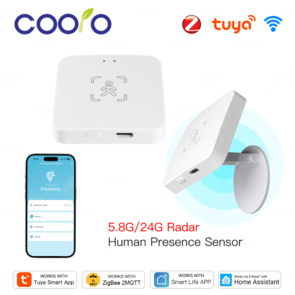 Tuya WiFi/ Zigbee Smart Human  - Zigbee Motion Sensor 리뷰 및 가격