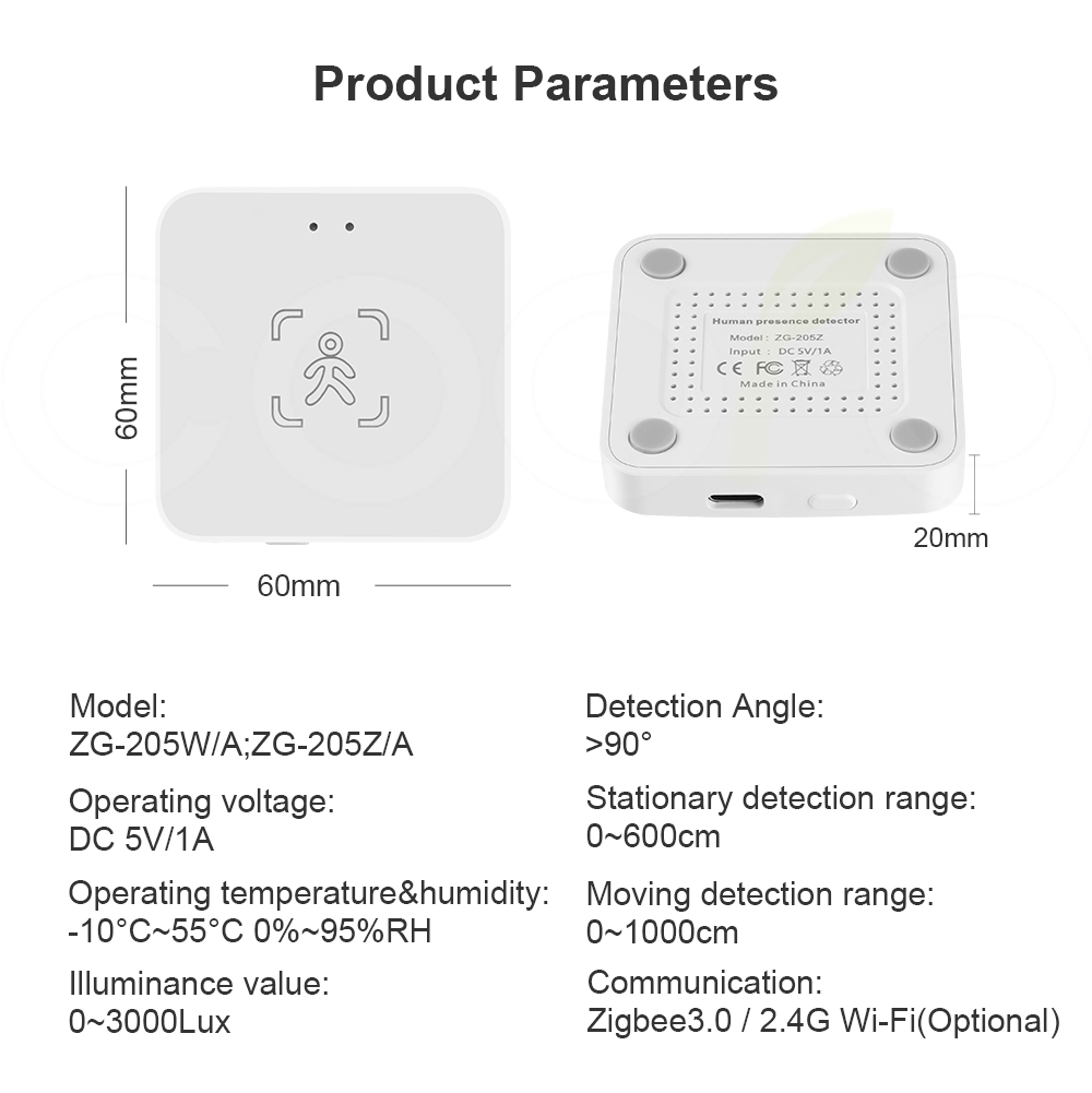 Tuya WiFi/ Zigbee Smart Human  - Zigbee Motion Sensor 리뷰 및 가격