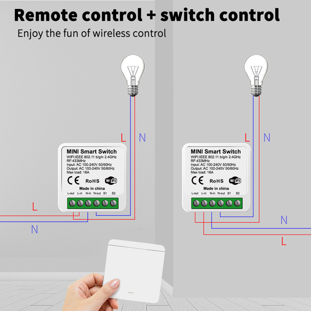 Tuya WiFi Smart Light Switch S - Smart Home Button 리뷰 및 가격