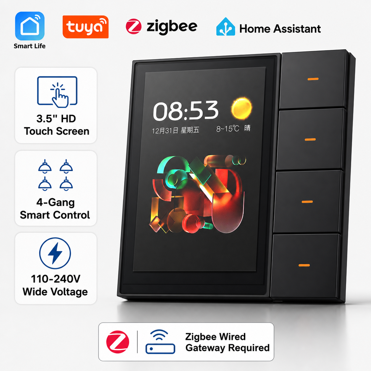 F3-pro Tuya Smart Panel ZigBee - Smart Home Button 리뷰 및 가격