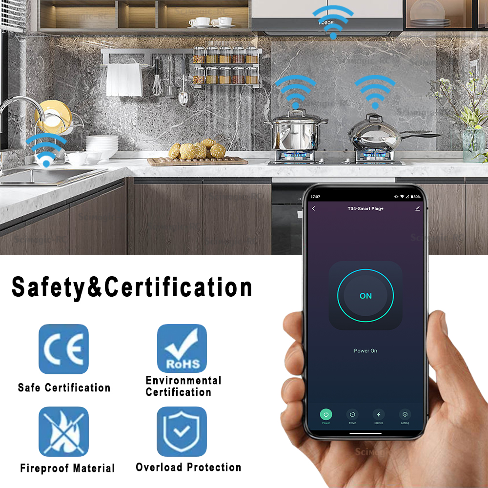 Tuya Smart Plug WiFi Socket 16 - Smart Home Monitor 리뷰 및 가격