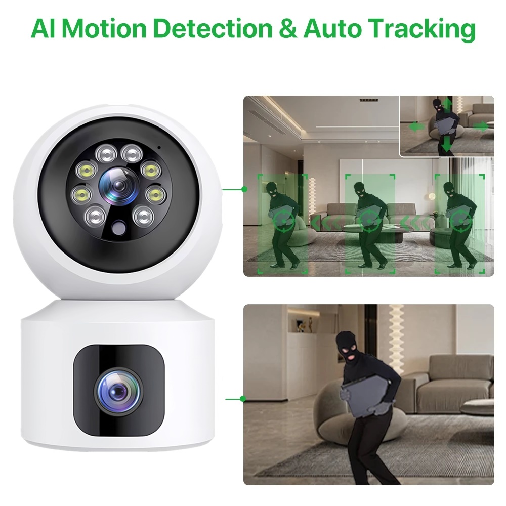 8MP 4K Dual Lens Camera 4G SIM - Smart Home Cctv Camera 리뷰 및 가격