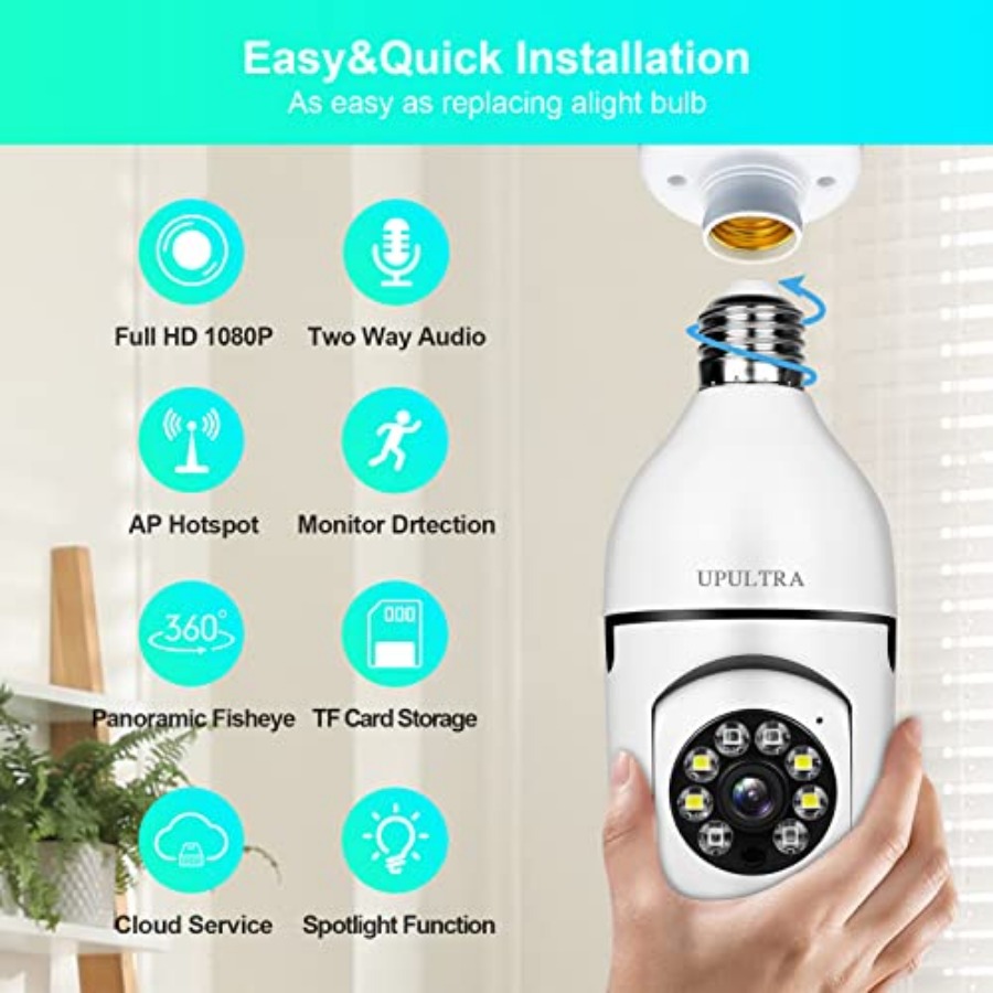 Light Bulb 1080P Security Wire - Smart Home Security 리뷰 및 가격