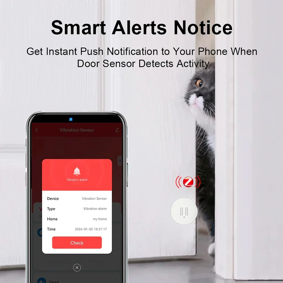 Tuya ZigBee Smart Vibration &  - Smart Home Monitor 리뷰 및 가격
