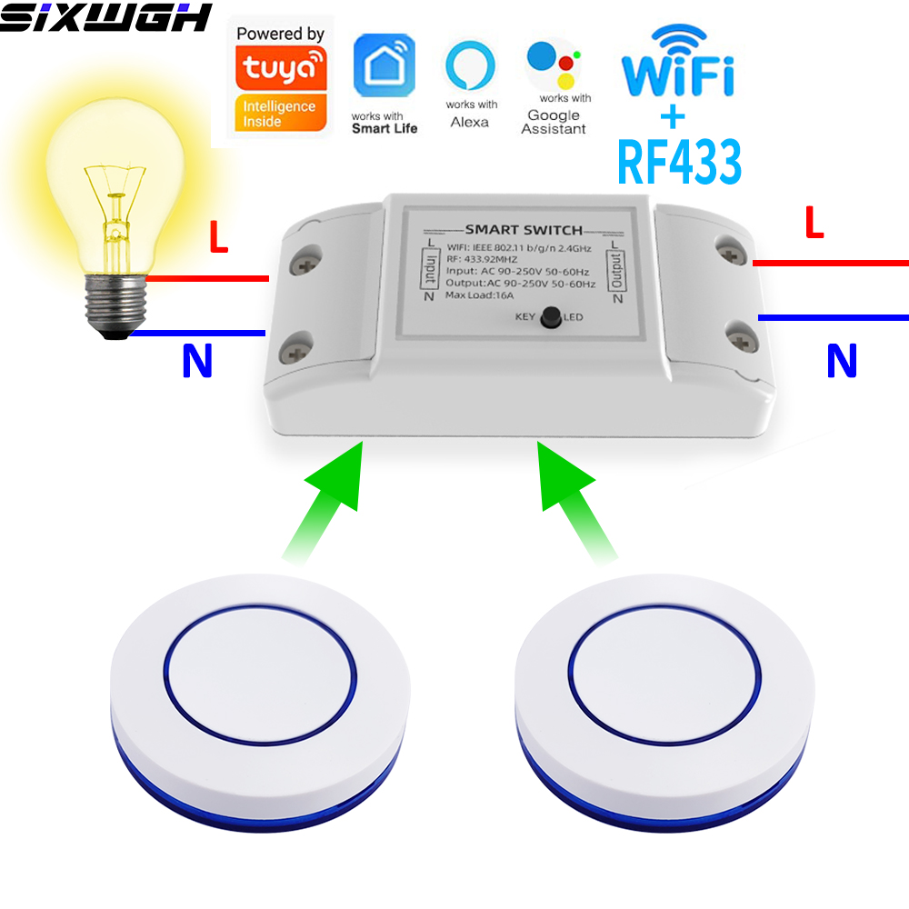 16A WiFi Tuya Smart Switch Wir - Smart Home Button 리뷰 및 가격