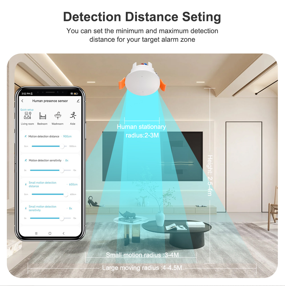 ZigBee MmWave Radar Human Pres - Zigbee Motion Sensor 리뷰 및 가격