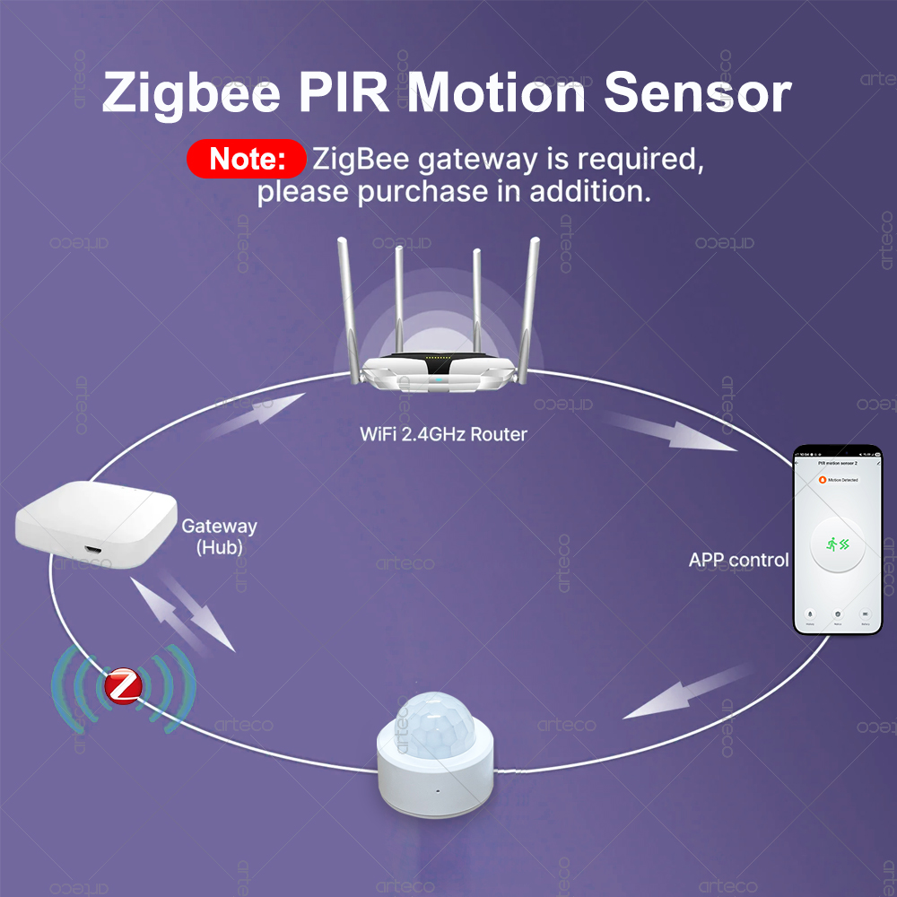 Zigbee 3.0 Mini PIR Motion Sen - Zigbee Motion Sensor 리뷰 및 가격