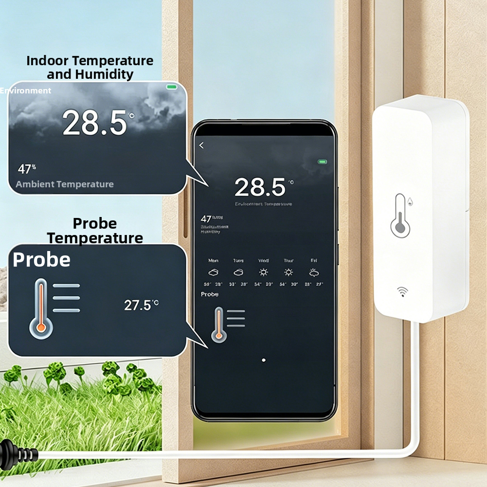 WIFI Temperature Humidity Mete - Smart Home Monitor 리뷰 및 가격