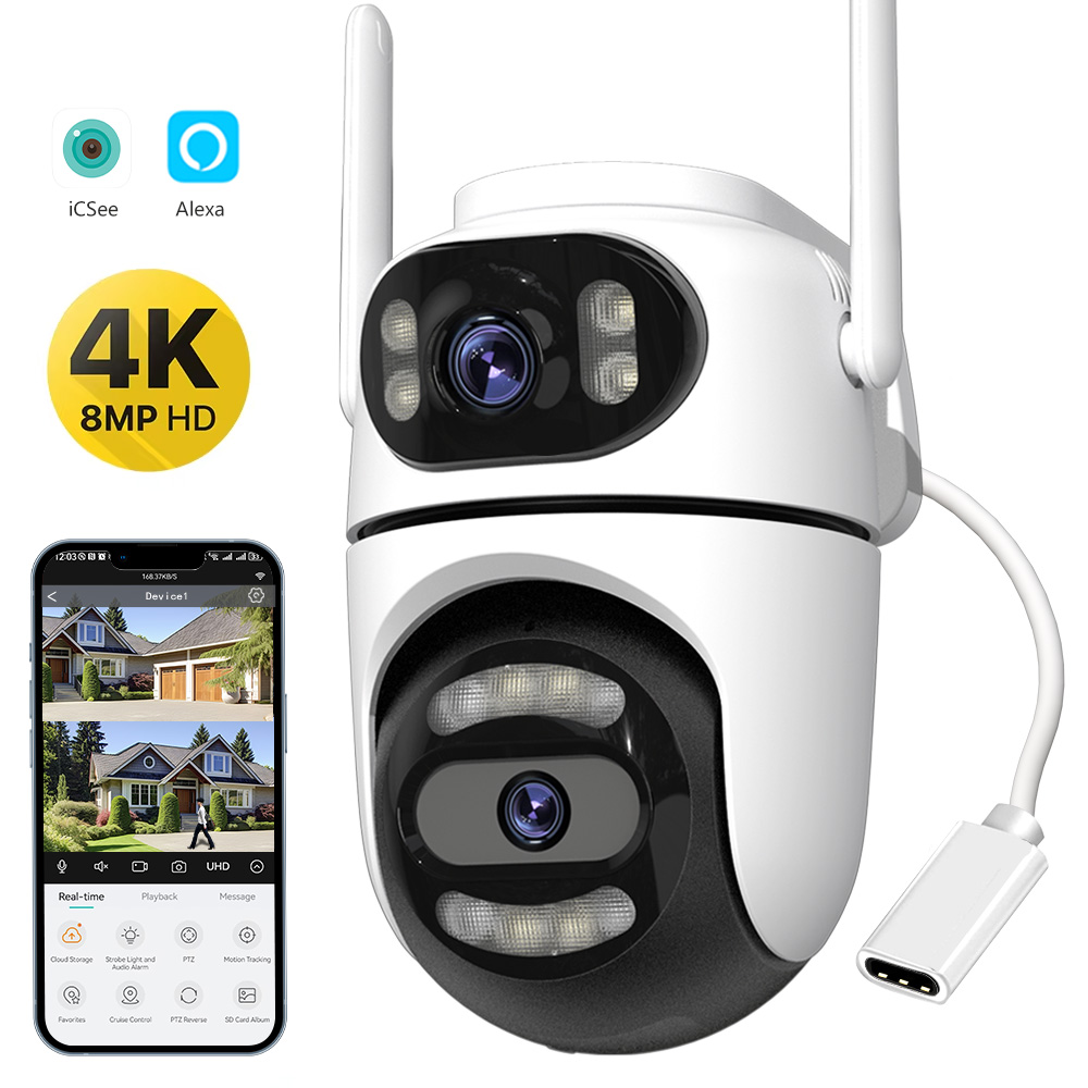 8MP 4K HD Wifi PTZ Camera iCse - Smart Home Cctv Camera 리뷰 및 가격