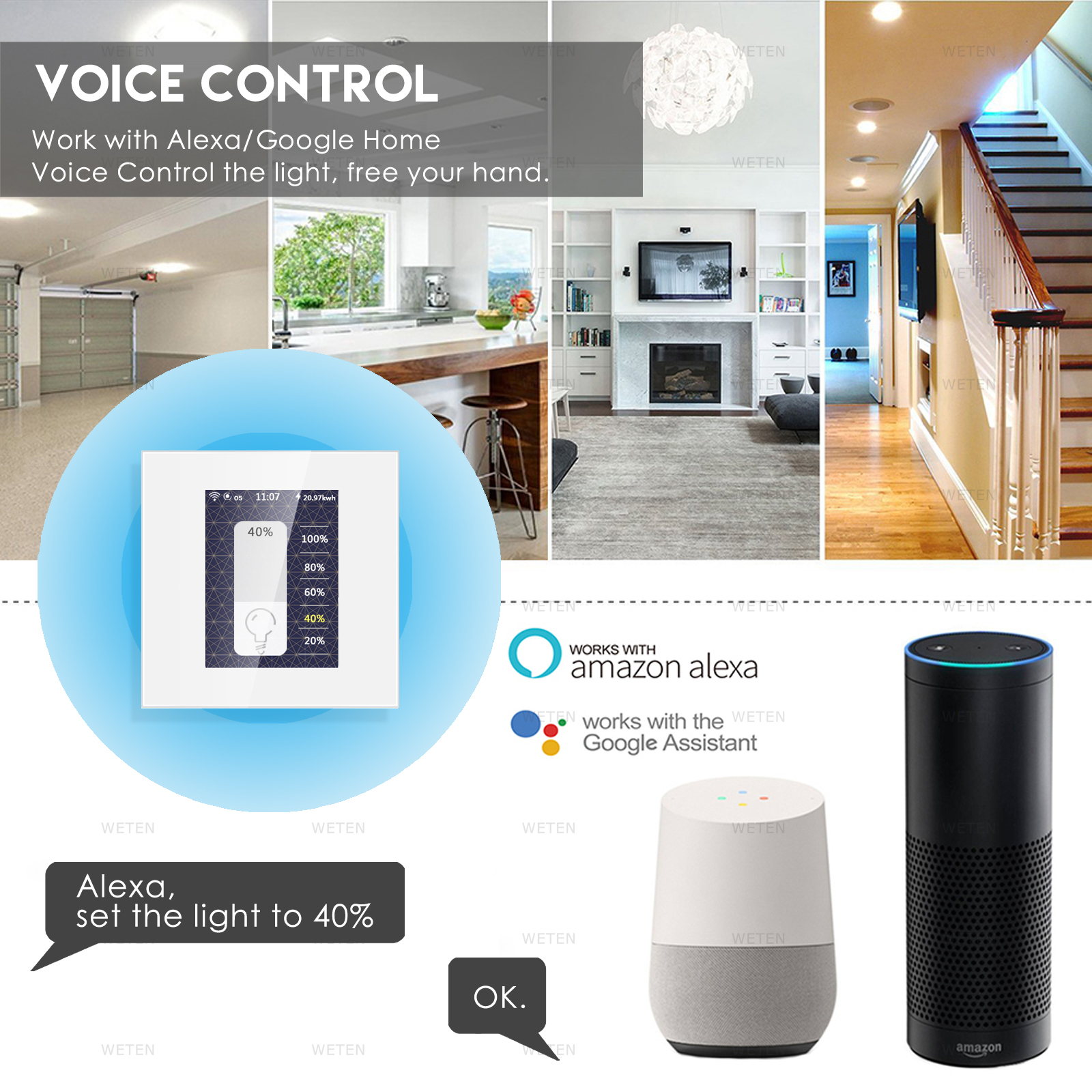 Smart Wifi Dimmer Switch Work  - Smart Home Apple 리뷰 및 가격