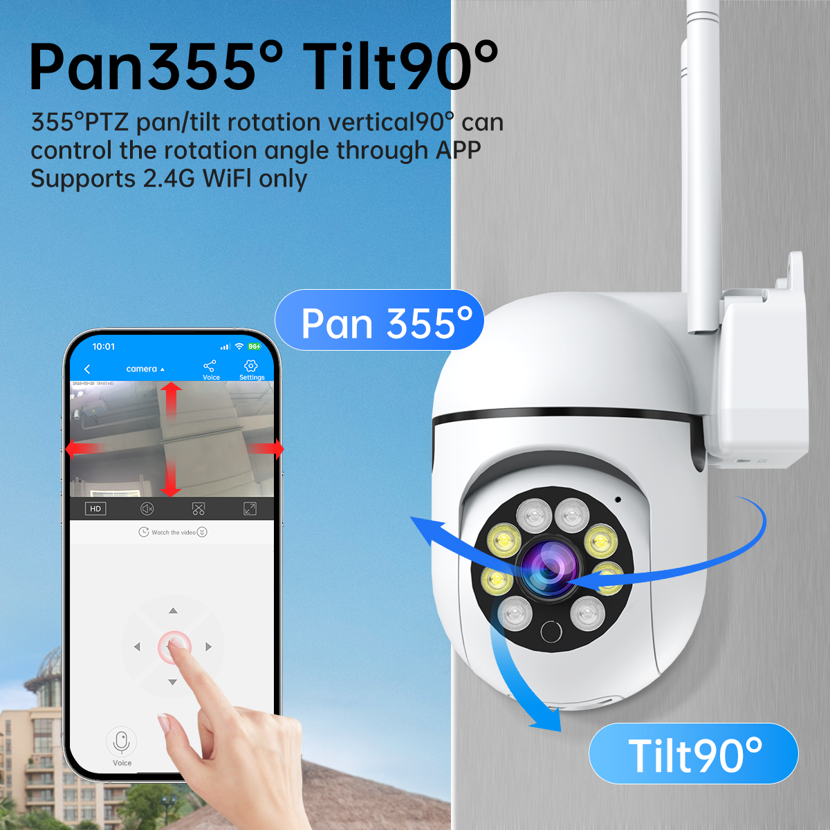 JOOAN 1296P PTZ IP Camera Smar - Smart Home Cctv Camera 리뷰 및 가격