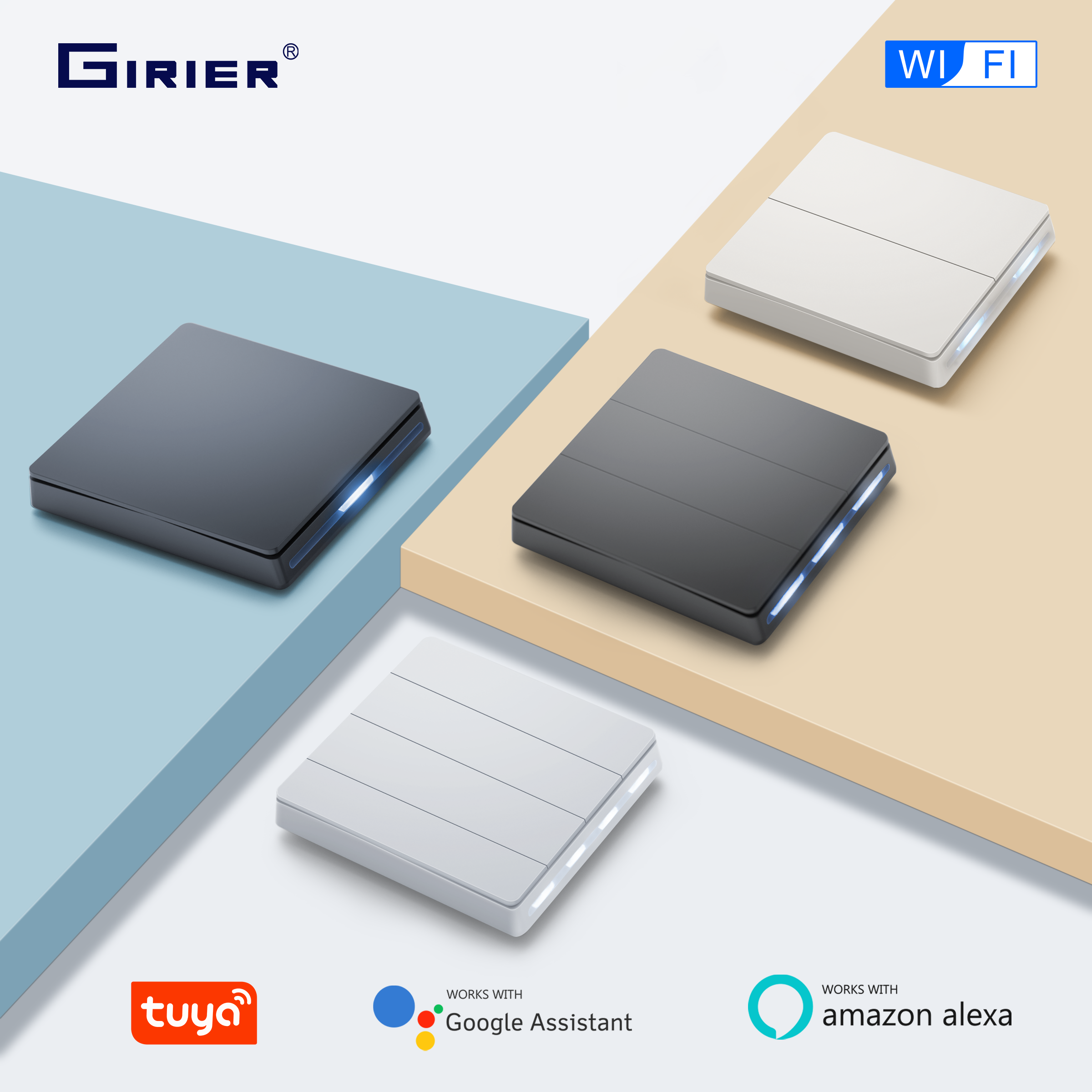 GIRIER Smart Light Switch WiFi - Smart Home Button 리뷰 및 가격