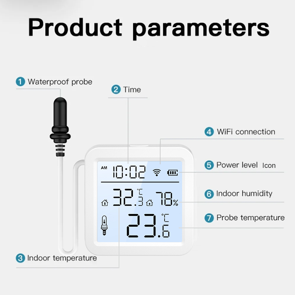 WiFi Humidity Temperature Sens - Smart Home Monitor 리뷰 및 가격